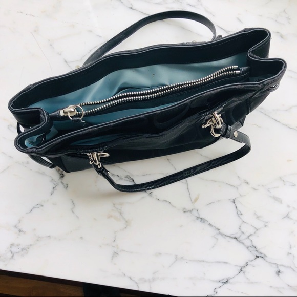 Black Coach Handbag - Picture 4 of 7